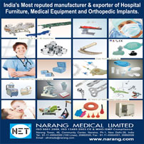 Narang Medical Limited is leading manufacturer and exporters of Medical Supplies, Surgical Instruments, Hospital Equipments, Laboratory Products, Diagnostics and Sundries.