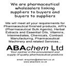 We are pharmaceutical wholesalers linking suppliers to buyers and buyers to supplier