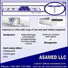 We offers wide range of new and used medical equipments